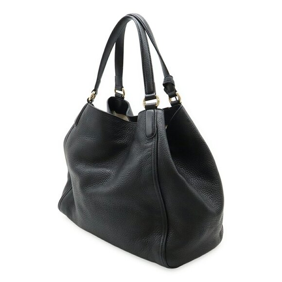 GUCCI Black Leather Shoulder Bag - Picture 3 of 8